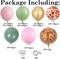 Pink Jungle Safari Balloon Garland Arch Kit 145pcs Sage Green and Pink Giraffe Animal Print Balloons for Woodland Girls Baby Shower Wild One First Birthday Party Decoration